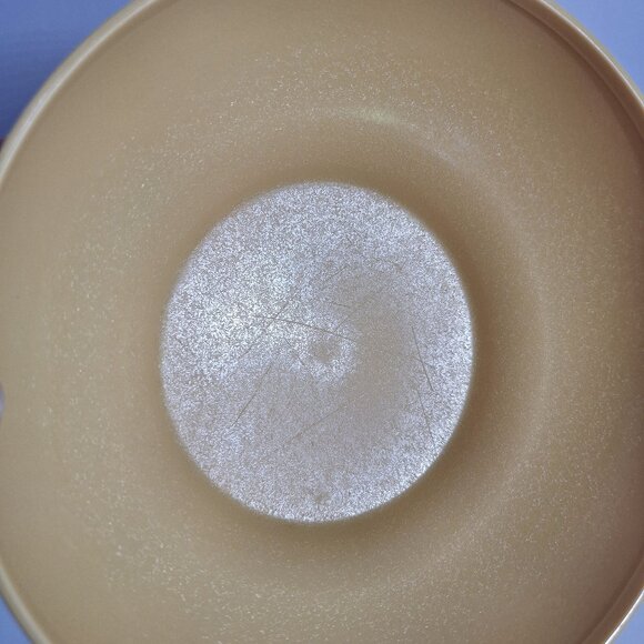 6 Vintage Tupperware Harvest Gold Cereal Salad Bowls 890 70s Yellow 6" Retro - Picture 6 of 8